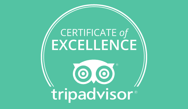 Trip Advisor - Certificate of excellence