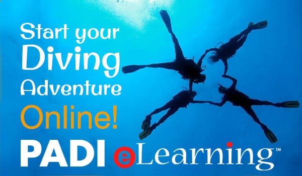 PADI e-learning. Start your diving adventure online